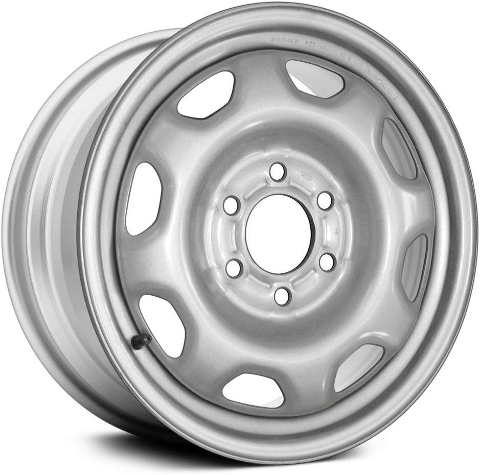 Part Synergy Replacement for 8-Slot Silver 17x7.5 Steel Factory Wheel for Ford F-150 2015-2020 Steel