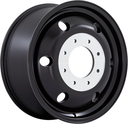 XD Wheels Xd Inner Rear Dually Satin Black Wheel with Alloy Steel (20 x 8.25 inches /8 x 121 mm, 115 mm Offset)