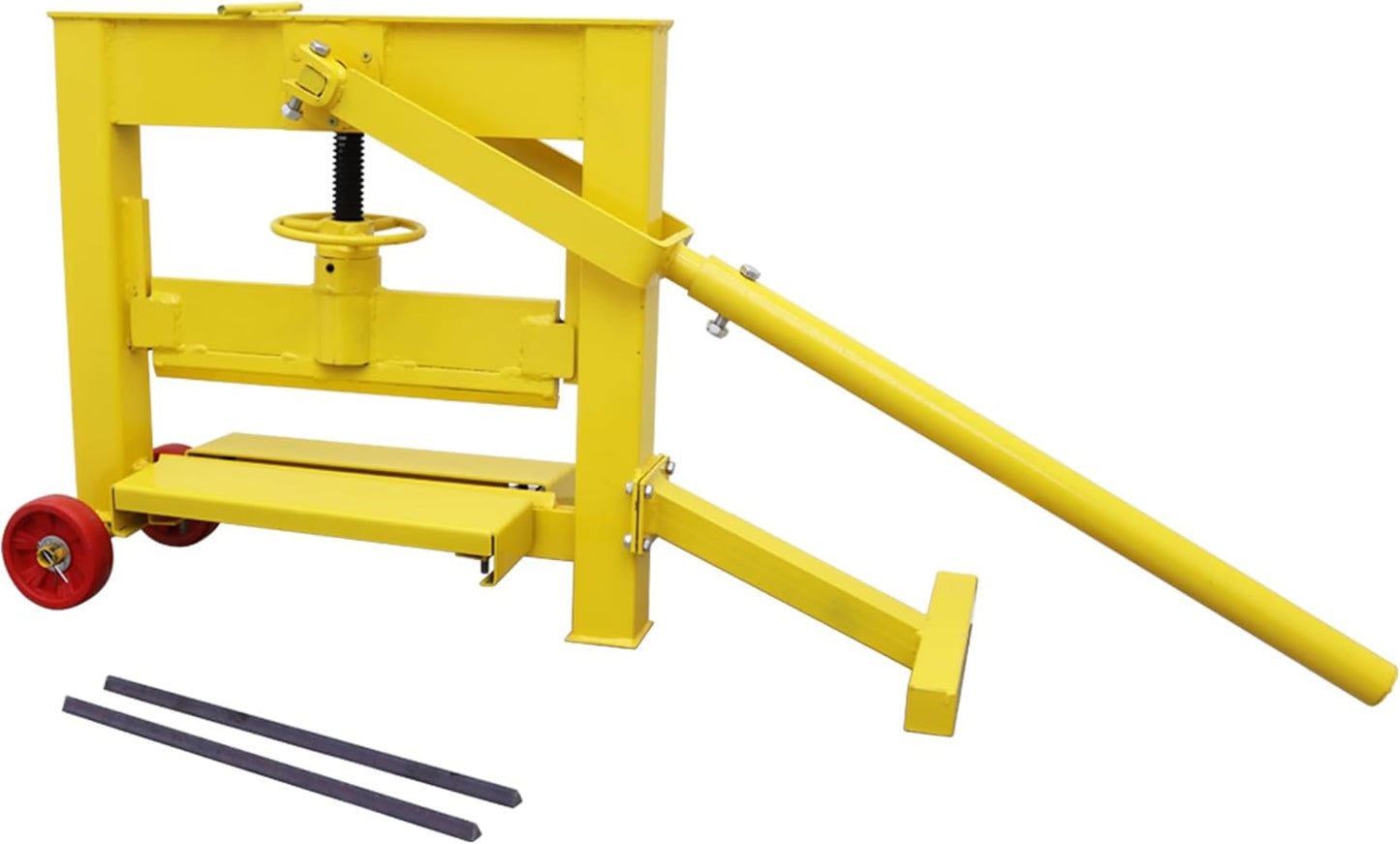 Paving Block Splitter Brick Cutter Manual Paving Block Cutter Brick Stone Cutting Tool with Wheels Pavers Tool for Stone Splitting