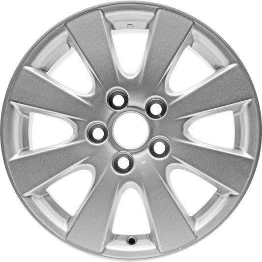 Partsynergy Replacement For New 16 Inch Aluminum Wheel Rim Fits 2007-2011 Toyota Camry 5 Lug 114.3mm 8 Spokes 16x6.5 inch