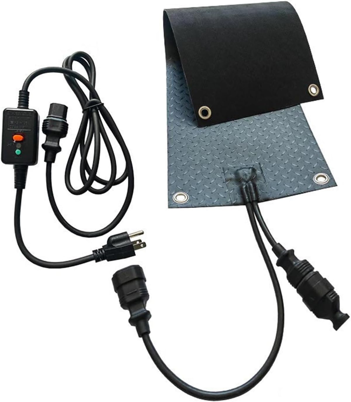 Snow Melting Mat, Heated Snow Melting Mat for Outdoor Stairs Walkways Non-Slip Heated Walkway Mat with Instant Ice Removal Ideal for Homeowners Property Management