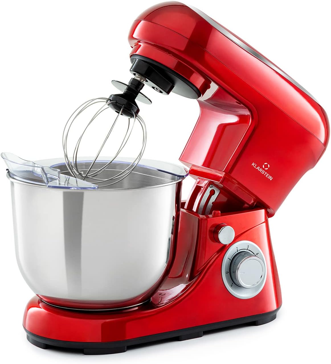 Klarstein Bella Pico Red 1200W Professional Stand Mixer