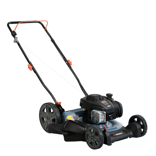 SENIX 21-in Gas Push Lawn Mower with 125-cc Briggs and Stratton Engine LSPG-M4