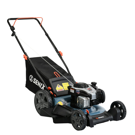 SENIX 21-in Gas Push Lawn Mower with 140-cc Briggs and Stratton Engine LSPG-M7