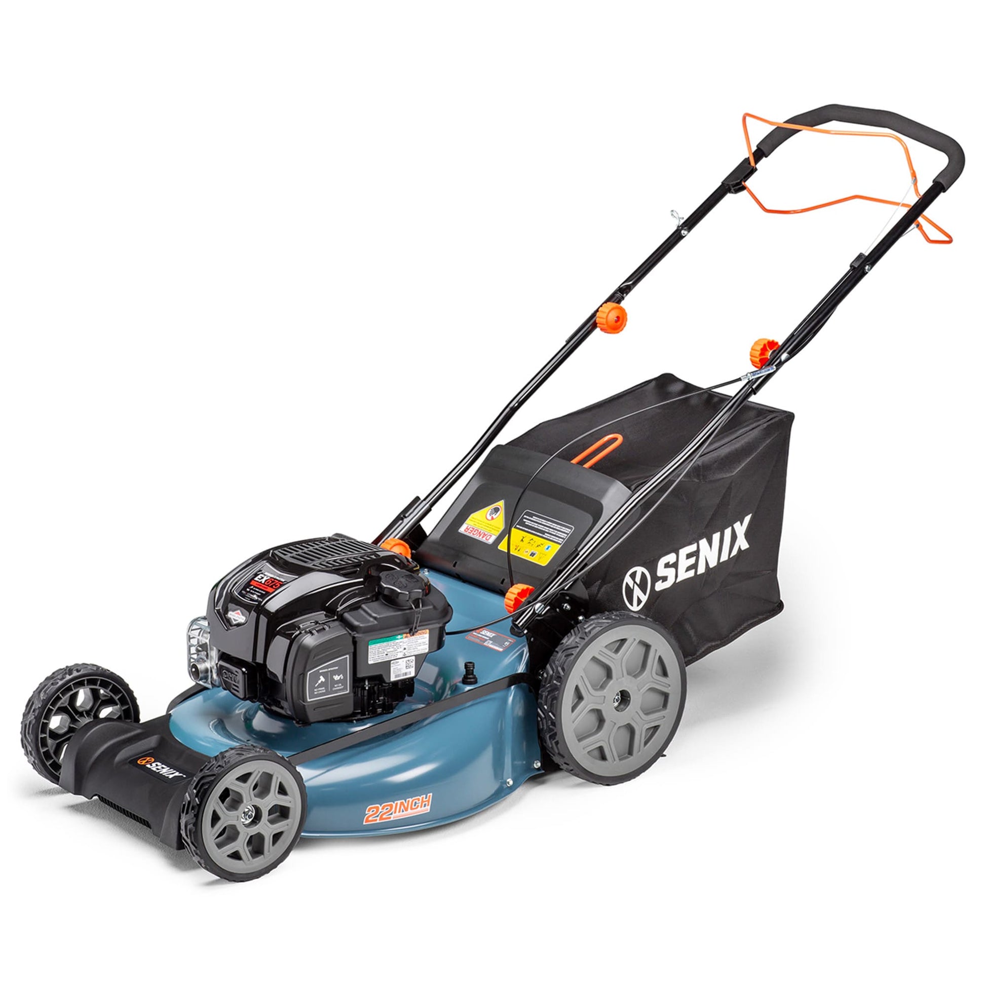 SENIX 22-in Gas Self-propelled Lawn Mower with 163-cc Briggs and Stratton Engine LSSG-H1