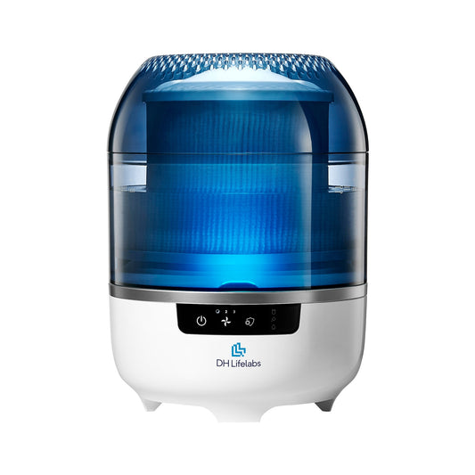 DH Lifelabs Aaira Mini 3-Speed Non-HEPA Air Purifier (Covers, 323-sq ft) AAE-30WN06