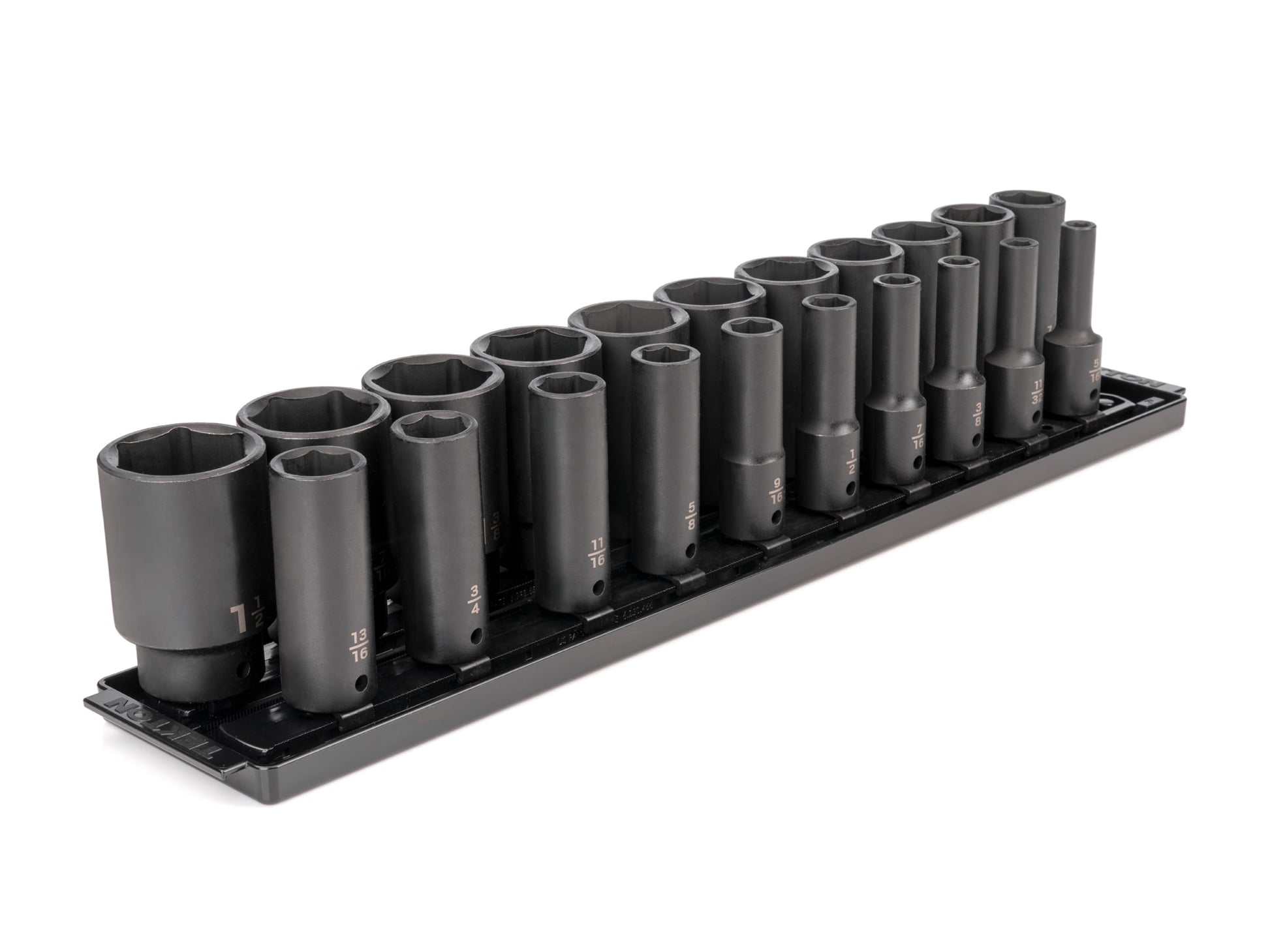TEKTON 21-Piece Standard (SAE) 1/2-in Drive Set 6-point Impact Socket Set SID92103