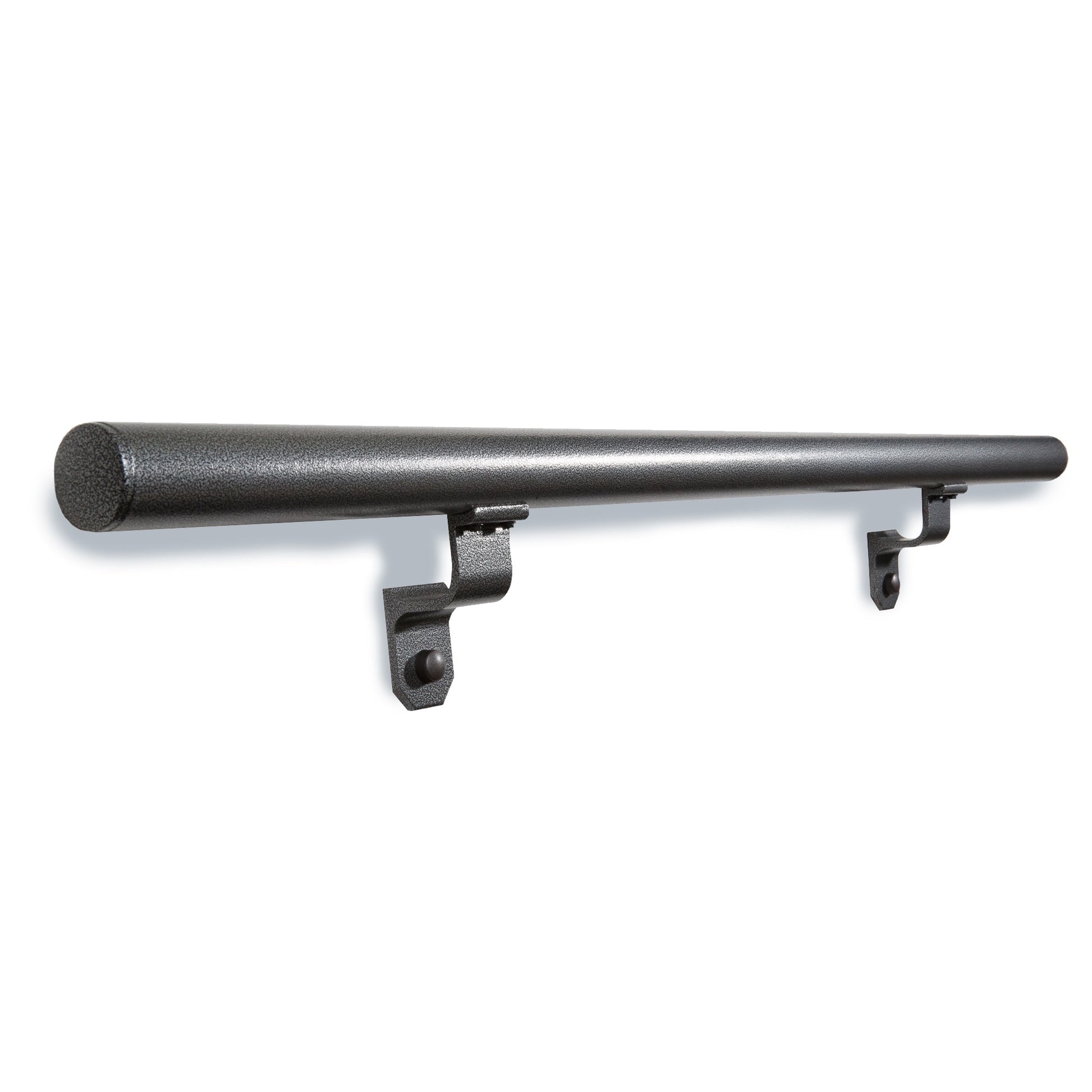 Wolf Handrail 1.9-in x 192-in Silver Vein Painted Aluminum Interior/Exterior Handrail kit