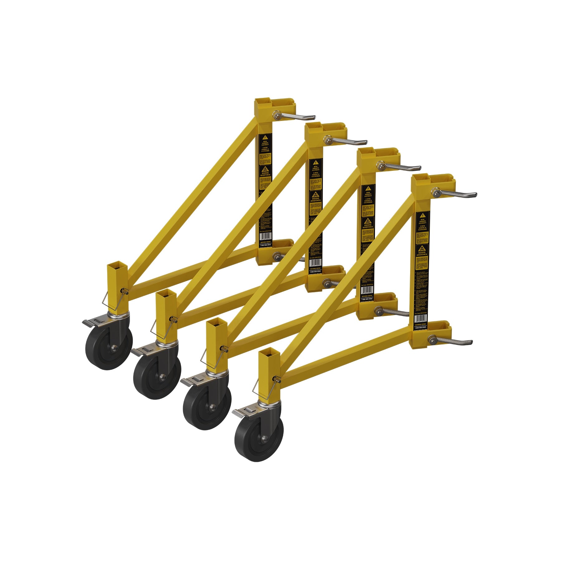 ScaffoldMart Steel 1.5-ft H Outriggers 1000-lb MFOUTR18ASET4
