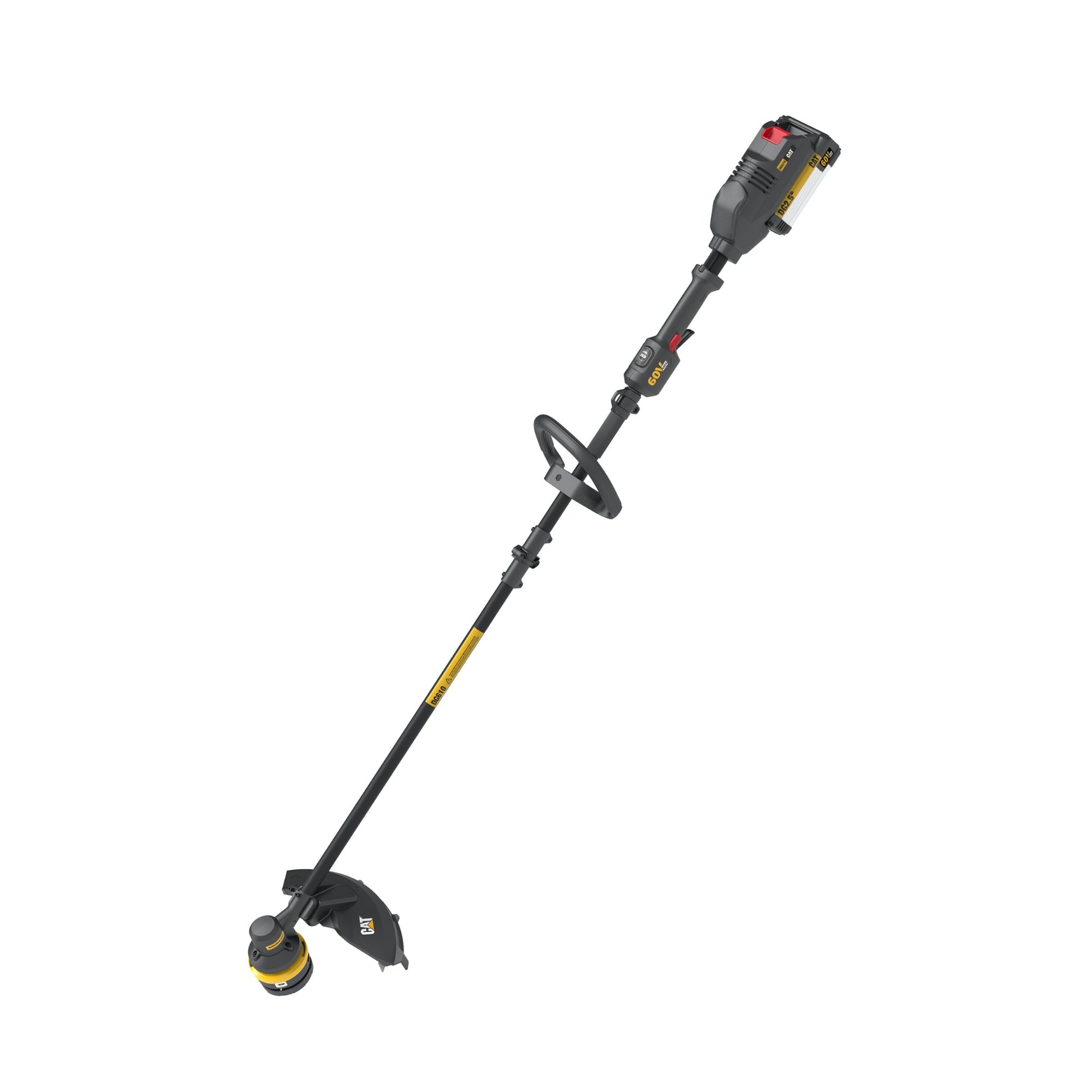 CAT 60-volt Max 15-in Straight Shaft Battery String Trimmer 2.5 Ah (Battery and Charger Included) DG610
