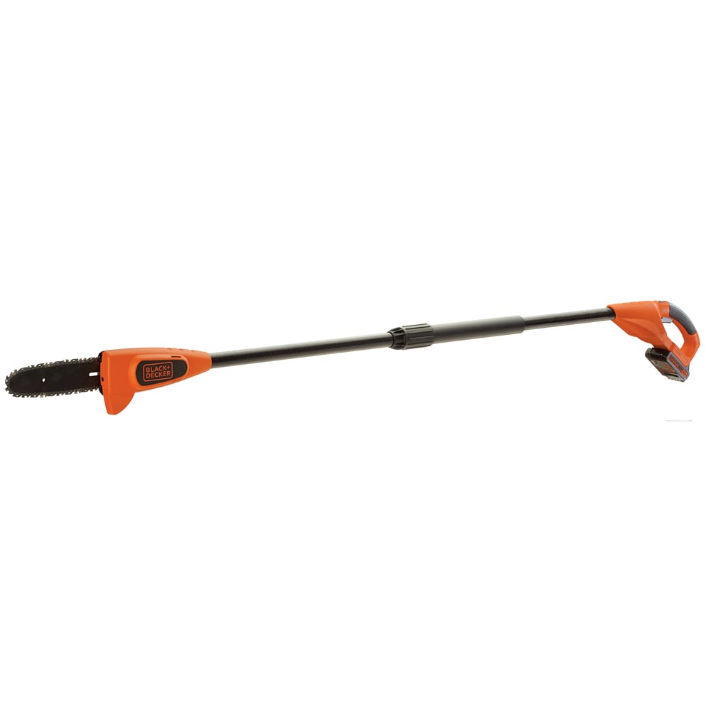 BLACK+DECKER 20-volt Max 8-in Battery Pole Saw (Battery and Charger Included) LPP120