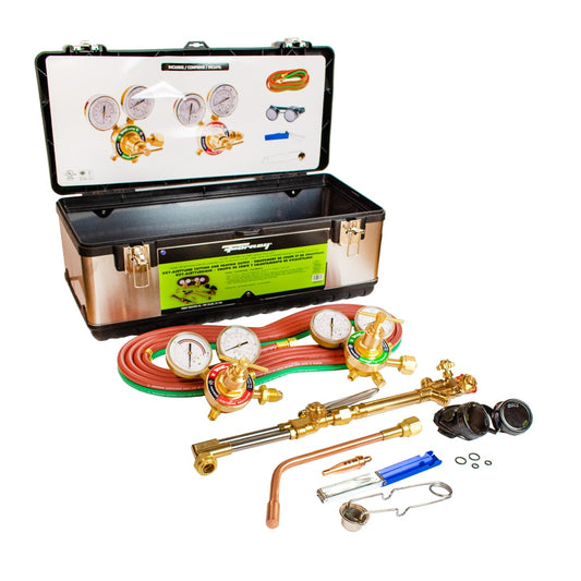Forney Propane and Oxygen Acetylene Cutting and Brazing Kit 1710