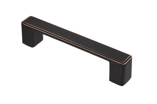 Kingsman Hardware Nepoli series 5-in (128Mm) Center to Center Oil Rubbed Bronze Rectangular Bar Drawer Pulls (50-Pack) NEPOLI-5-50ORB