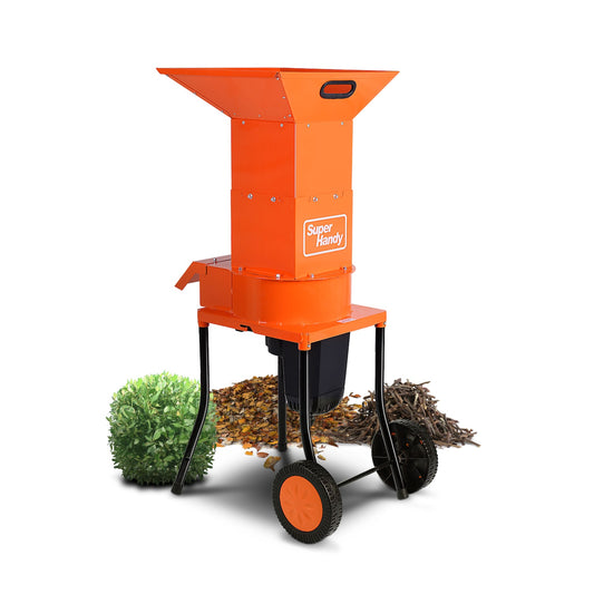 SuperHandy Electric Leaf Mulcher Shredder 15-Amp 11-in Electric Leaf Mulcher GUO056