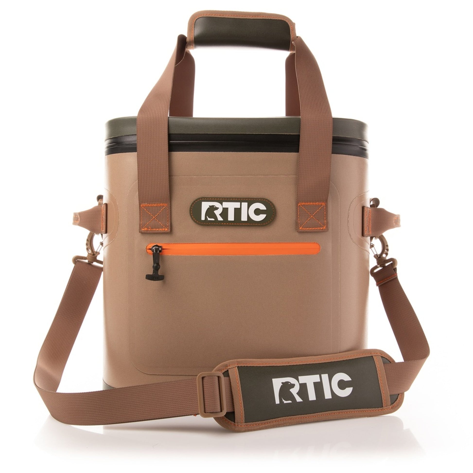 RTIC Outdoors Soft Pack Tan 20 Cans Insulated Drink Carrier 5330