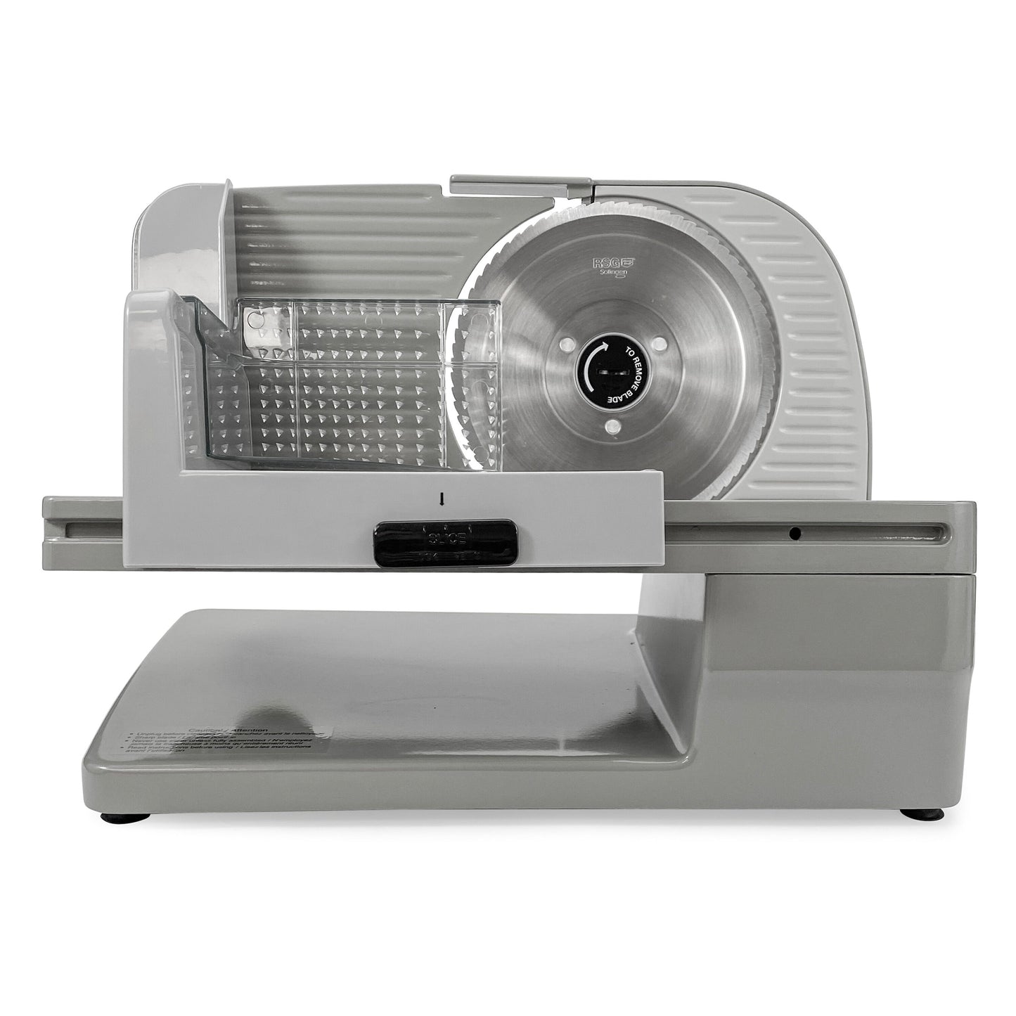 Avanti 1-Speed Food Slicer with Thickness Control (Silver) SLE615SS13
