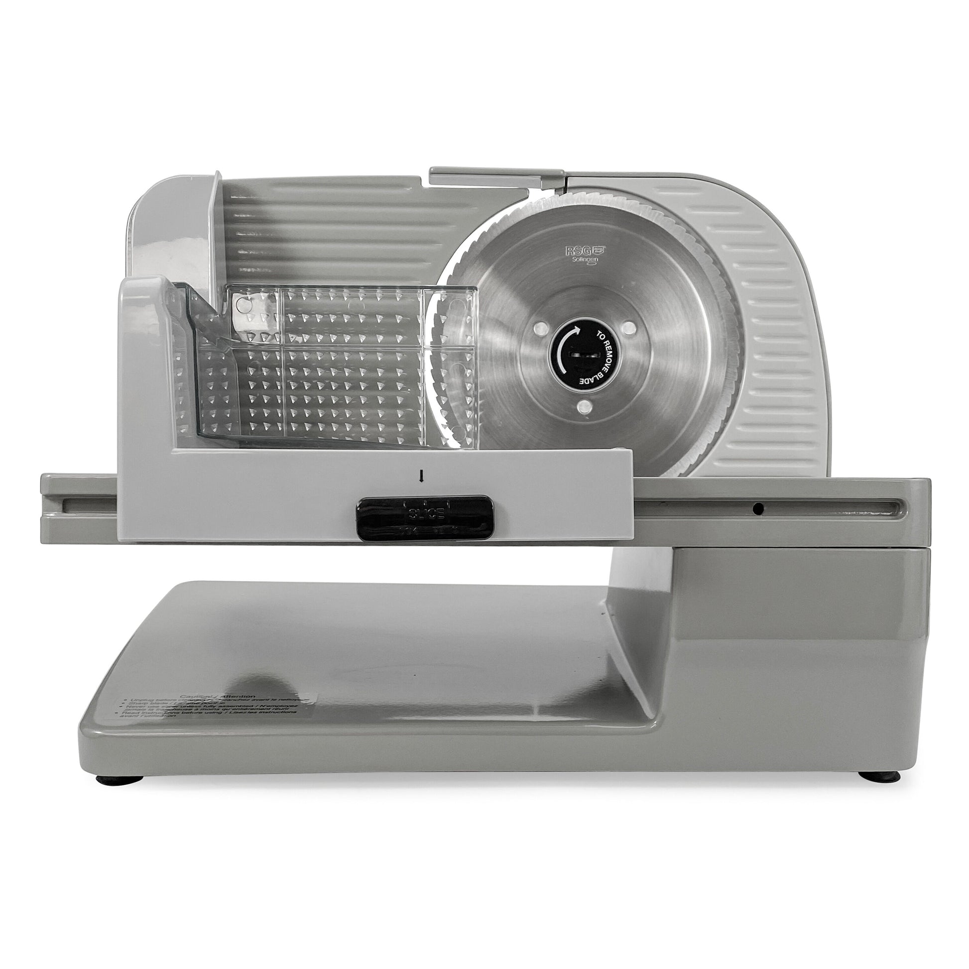Avanti 1-Speed Food Slicer with Thickness Control (Silver) SLE615SS13