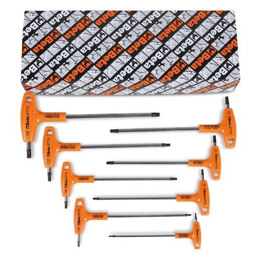 Beta Assorted Attached Standard (SAE) (8-Pieces) Torx Key Set 970808