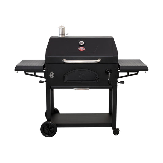 Char-Griller Legacy 33-in W Black Cart Charcoal Grill 2190