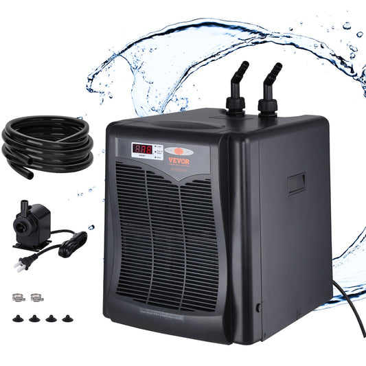 VEVOR 1/3 HP Hydroponic Water Chiller 1 -Speed Indoor/Outdoor Portable Evaporative Cooler for (Motor Included)