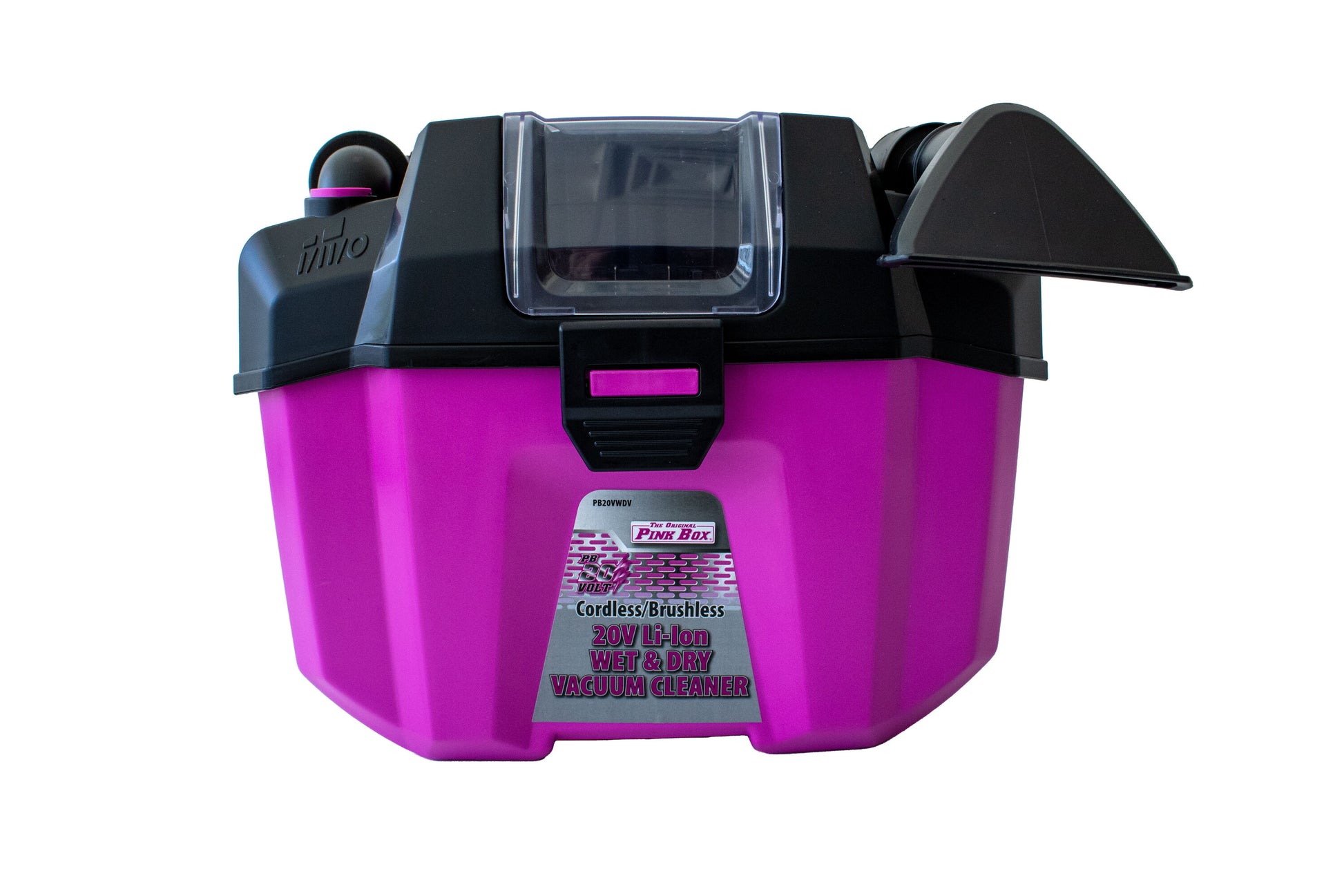 The Original Pink Box 20-volt 2.6- Gallons 0.01-HP Cordless Wet/Dry Shop Vacuum (Battery Included) PB20VWDV-2AH-CHRGR