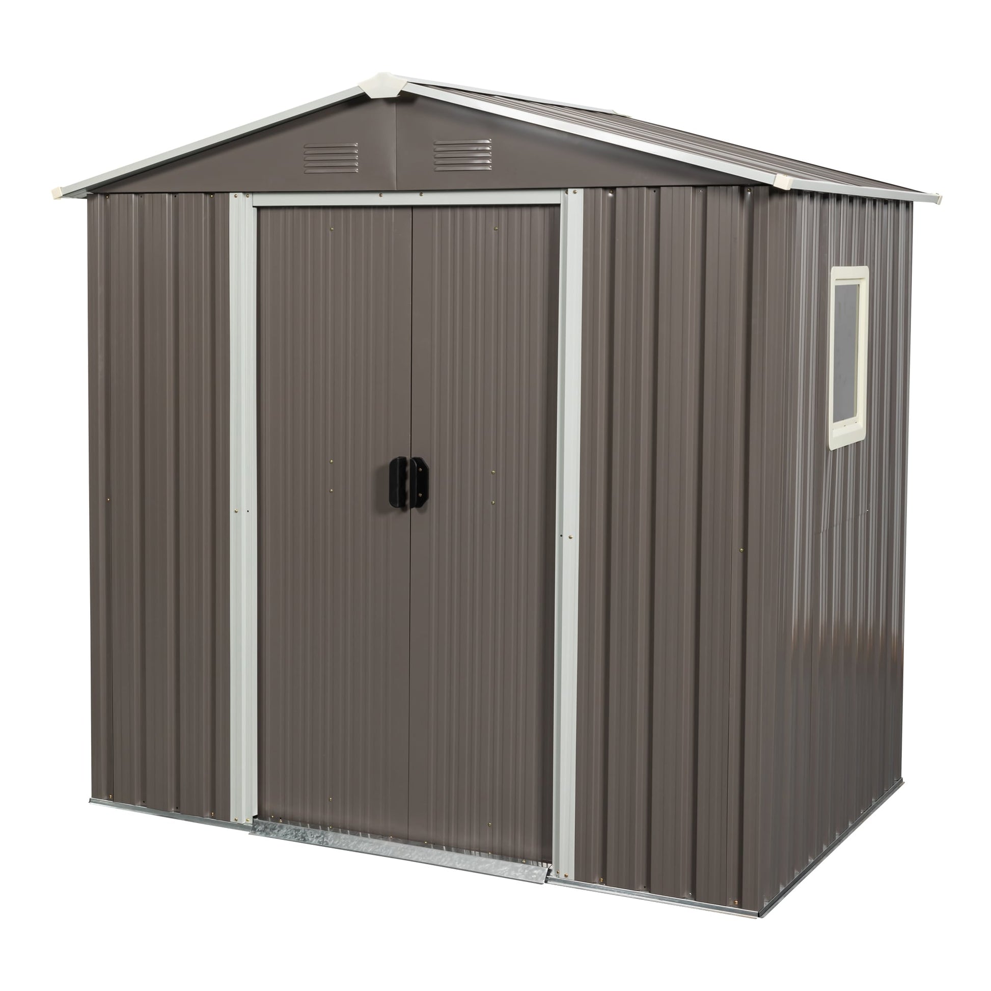 Clihome 5-ft x 6-ft Galvanized steel Storage Shed
