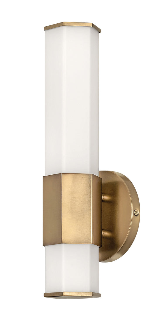 Hinkley Facet 5-in 1 -Light Antique Gold Integrated LED Modern/contemporary Vanity light