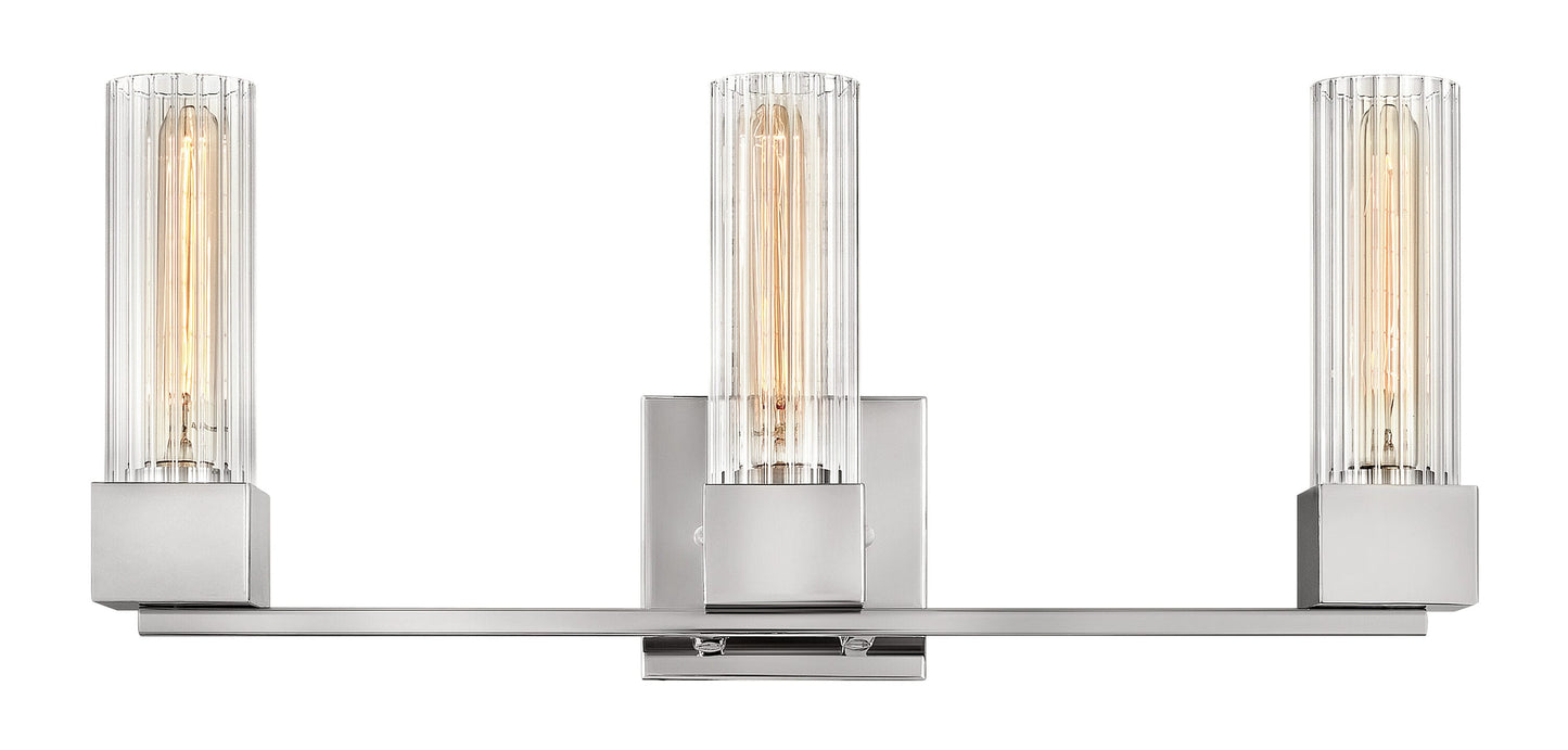 Hinkley Xander 23-in 3 -Light Polished Nickel Modern/contemporary Vanity light