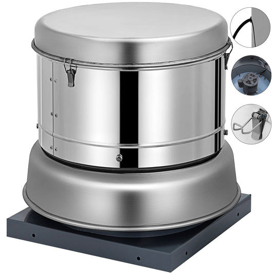 VEVOR 2400 CFM Roof Fan 2400-CFM Heat/Moisture recovery Air Exchanger