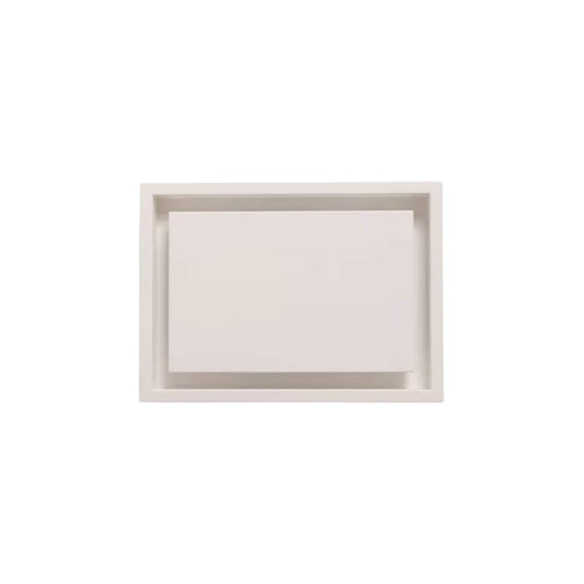 Aria Vent 30-in x 10-in 1-way Steel Satin White Sidewall/Ceiling Register DWFR10X30SWH