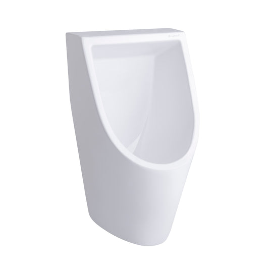 Swiss Madison 0 GPF (0 LPF) Glossy White Wall-mounted Waterless Urinal ( 14-in x 25-in )