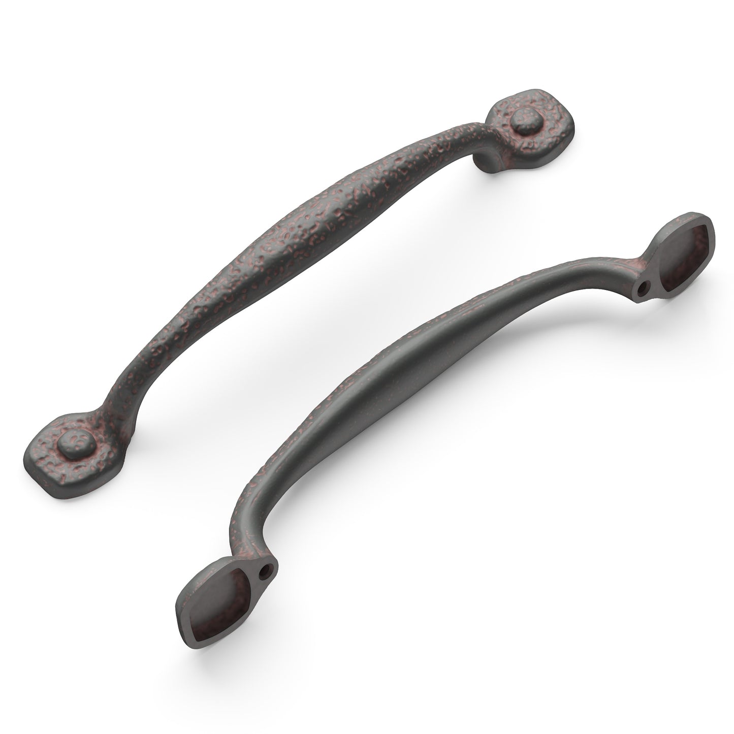 Hickory Hardware Refined Rustic 8-in , 203mm Center to Center Rustic Iron Arch Handle Appliance Pull 5 -Pack