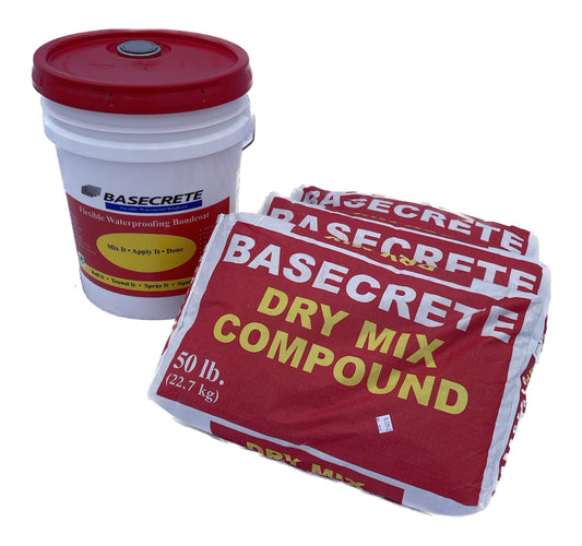 Basecrete black Flat Solid Cement Mildew Resistant Mold Resistant Interior/Exterior Waterproofer ( 5-gallon )