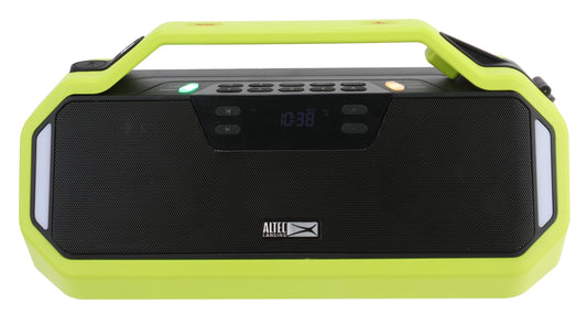 Altec Lansing StormChaser Emergency Weather Speaker 15-in Bluetooth Compatibility Indoor/Outdoor Portable Speaker IMT7012-GRN