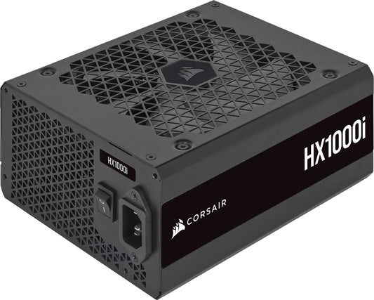 CORSAIR - HXi Series 1000W 80 Plus Platinum Fully-Modular Ultra-Low Noise ATX Power Supply - Black