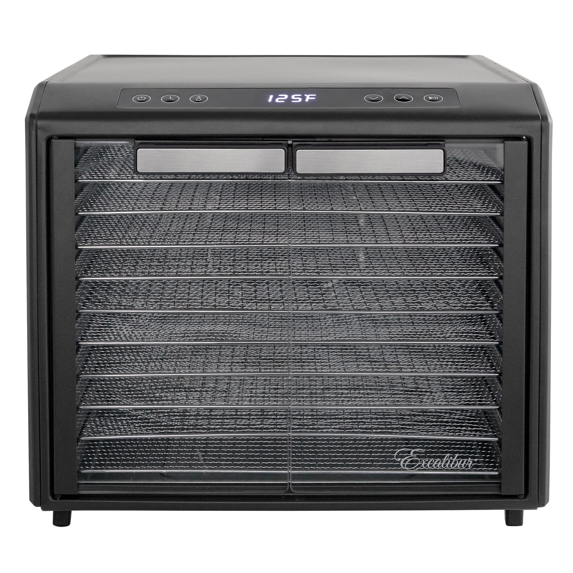 Excalibur 10-Tray Stainless Steel Food Dehydrator with Dishwasher-Safe Parts (800-Watt) DH10SCSS13