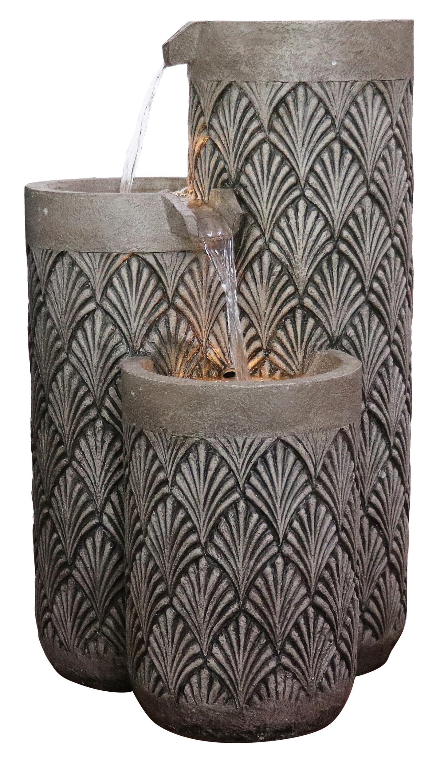 Hi-Line Gift 25.85-in H Resin Water Outdoor Fountain Statue Pump Included