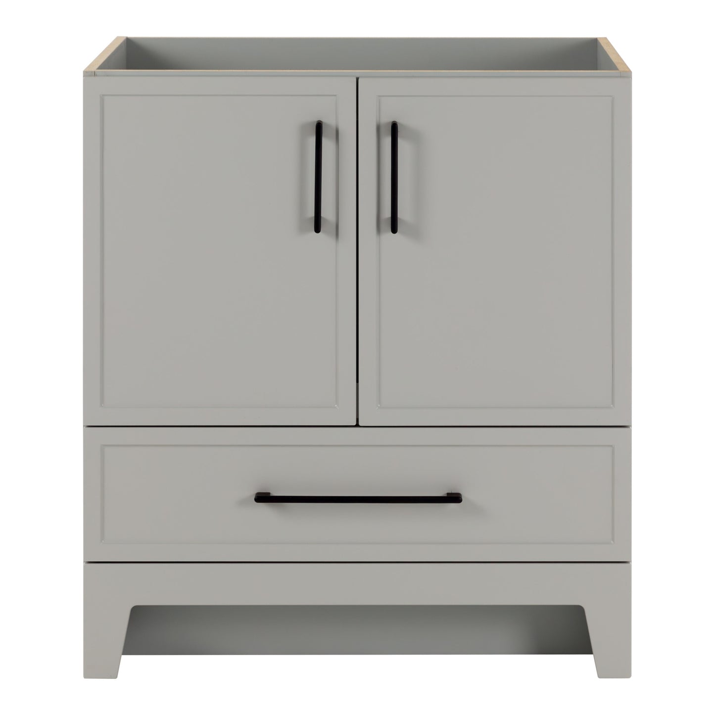 Style Selections Meera 30-in Light Gray Bathroom Vanity Base Cabinet without Top
