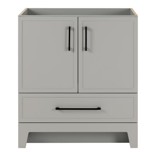 Style Selections Meera 30-in Light Gray Bathroom Vanity Base Cabinet without Top