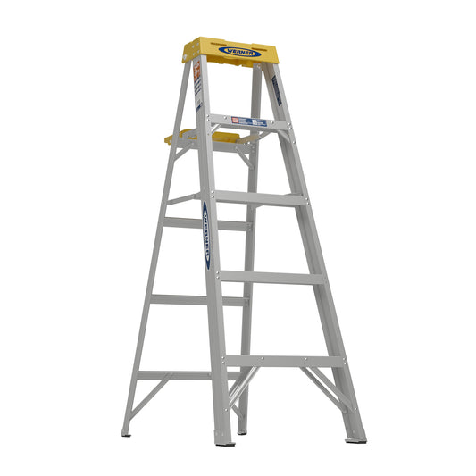 Werner 370 5-ft Aluminum Type 1A-300-lb Load Capacity Step Ladder 375