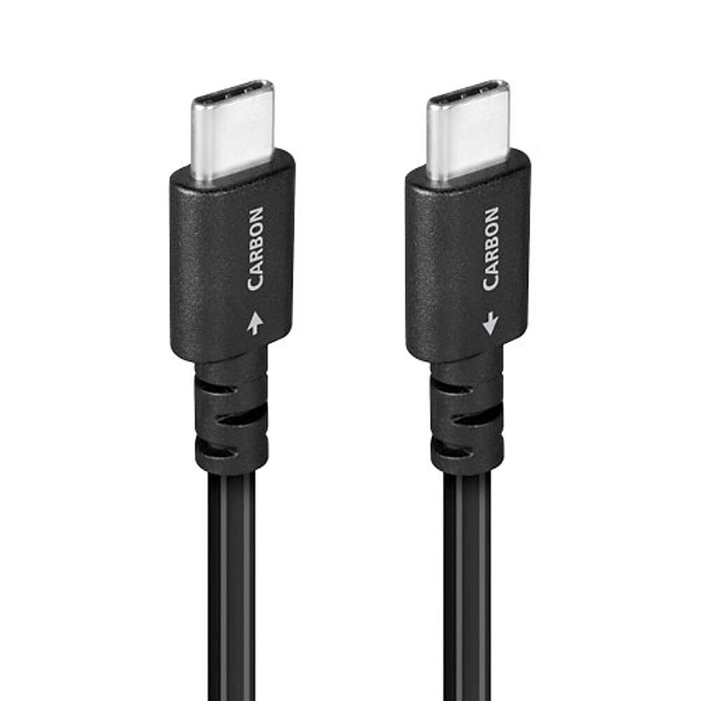 AudioQuest - 0.75M Carbon 2.0 C>C USB Cable - Gray/Black