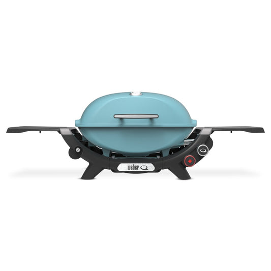Weber Q 2800N+ 320-Sq. in Sky Blue Portable Liquid propane Grill