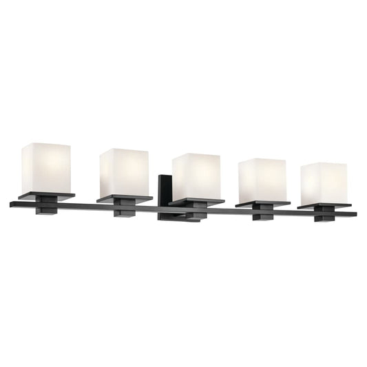 Kichler Tully 40.25-in 5 -Light Black Modern/contemporary Vanity light