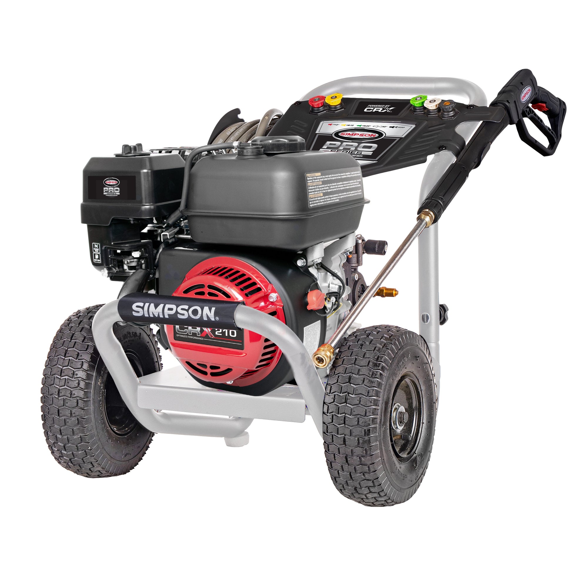 SIMPSON Powershot 3500 PSI 2.5-GPM Cold Water Gas Pressure Washer with 5 Spray Tips PS61374