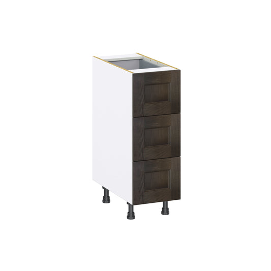 Hugo&Borg Montclaire 12-in W x 34.5-in H x 24-in D Chestnut 4 -Drawers Drawer Base Fully assembled Cabinet Recessed Panel