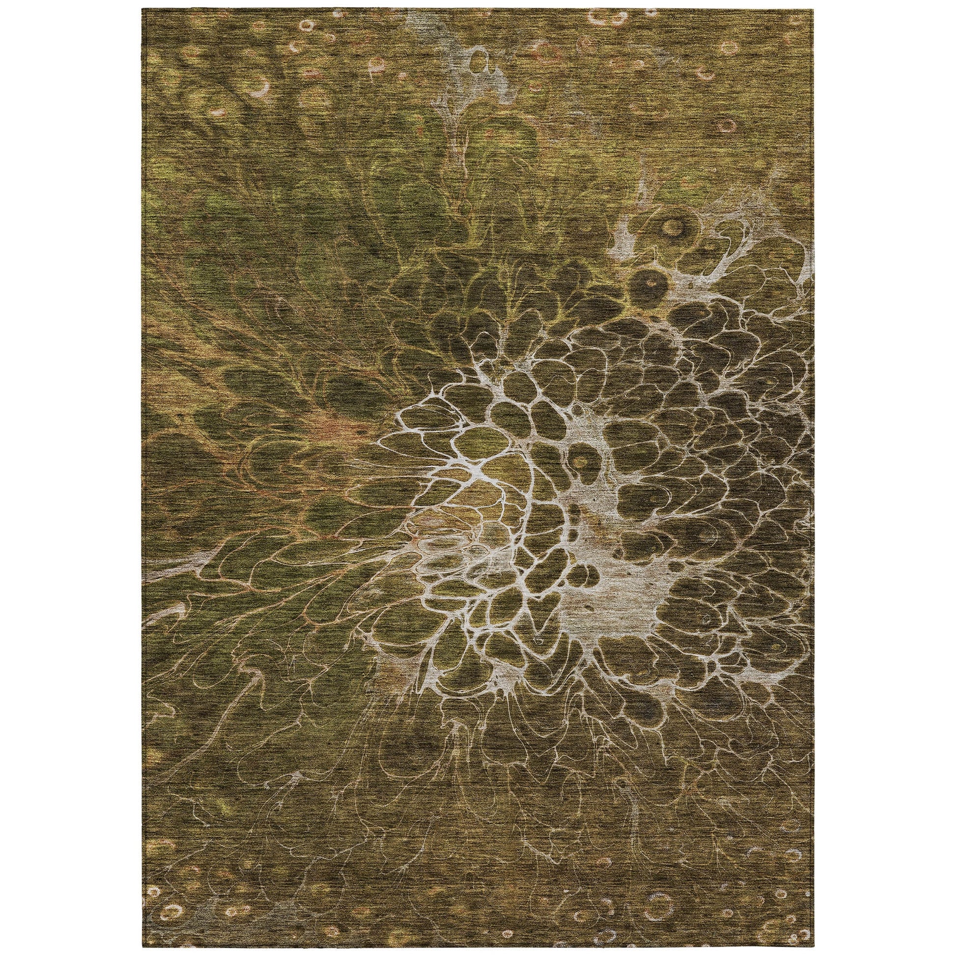 Addison Rugs Chantille ACN652CH 8 x 10 (ft) Chocolate Rectangular Indoor/Outdoor Geometric Machine washable Area rug