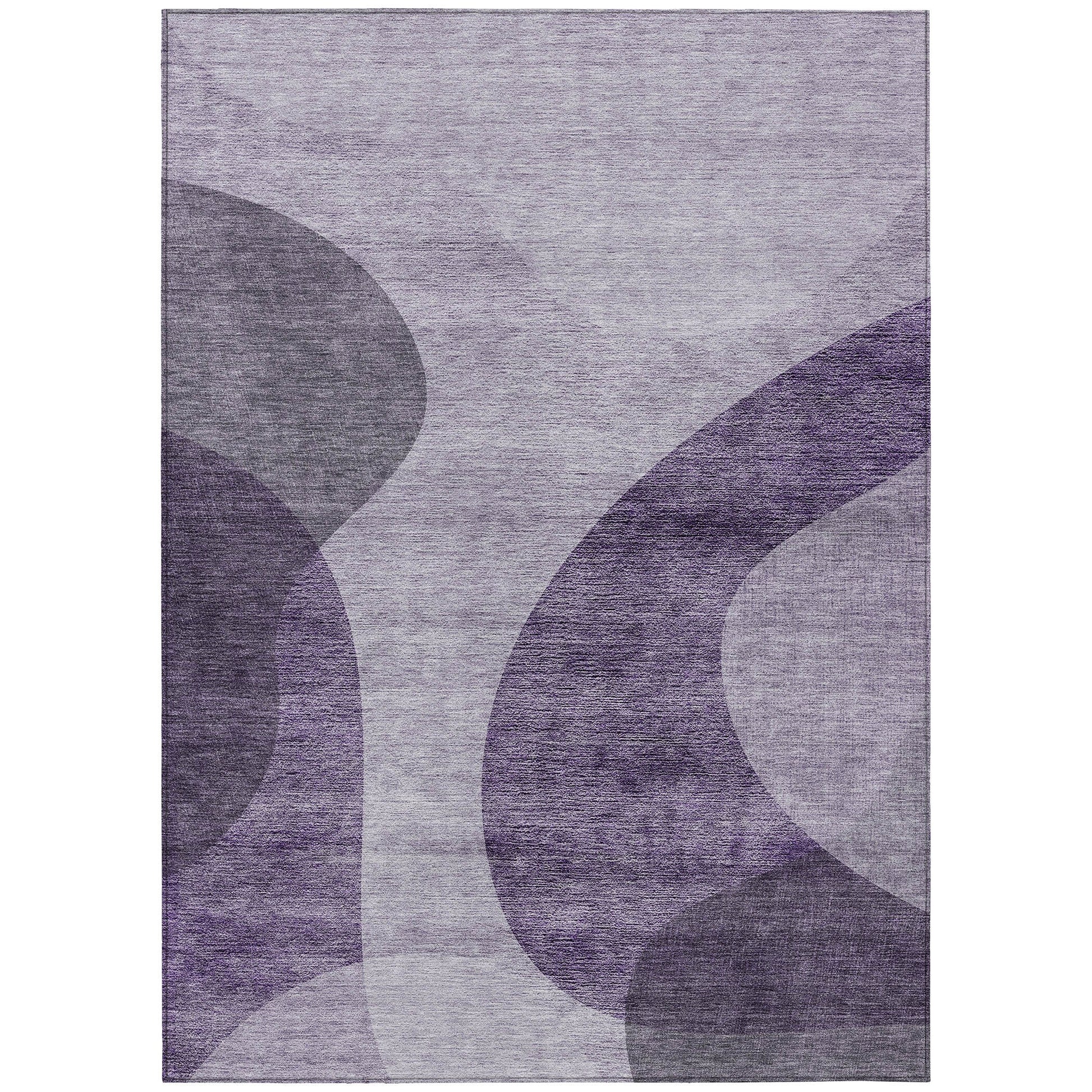 Addison Rugs Chantille ACN657PP 9 x 12 (ft) Purple Rectangular Indoor/Outdoor Geometric Machine washable Area rug