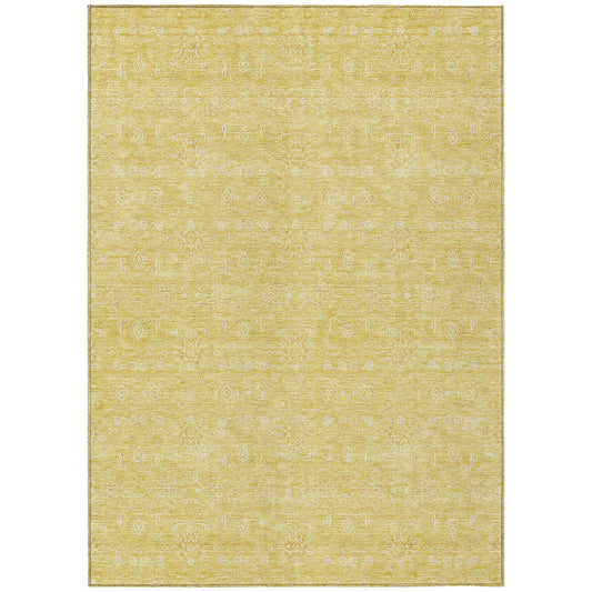 Addison Rugs Chantille ACN703HY 9 x 12 (ft) Honey Rectangular Indoor/Outdoor Geometric Machine washable Area rug