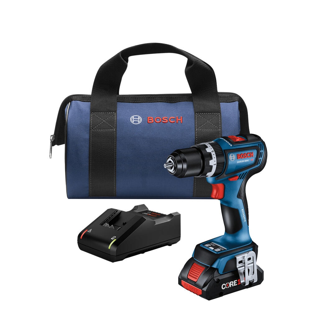 Bosch 1/2-in 18-volt 4-Amp Variable Speed Brushless Cordless Hammer Drill (1-Battery Included) GSB18V-800CB14