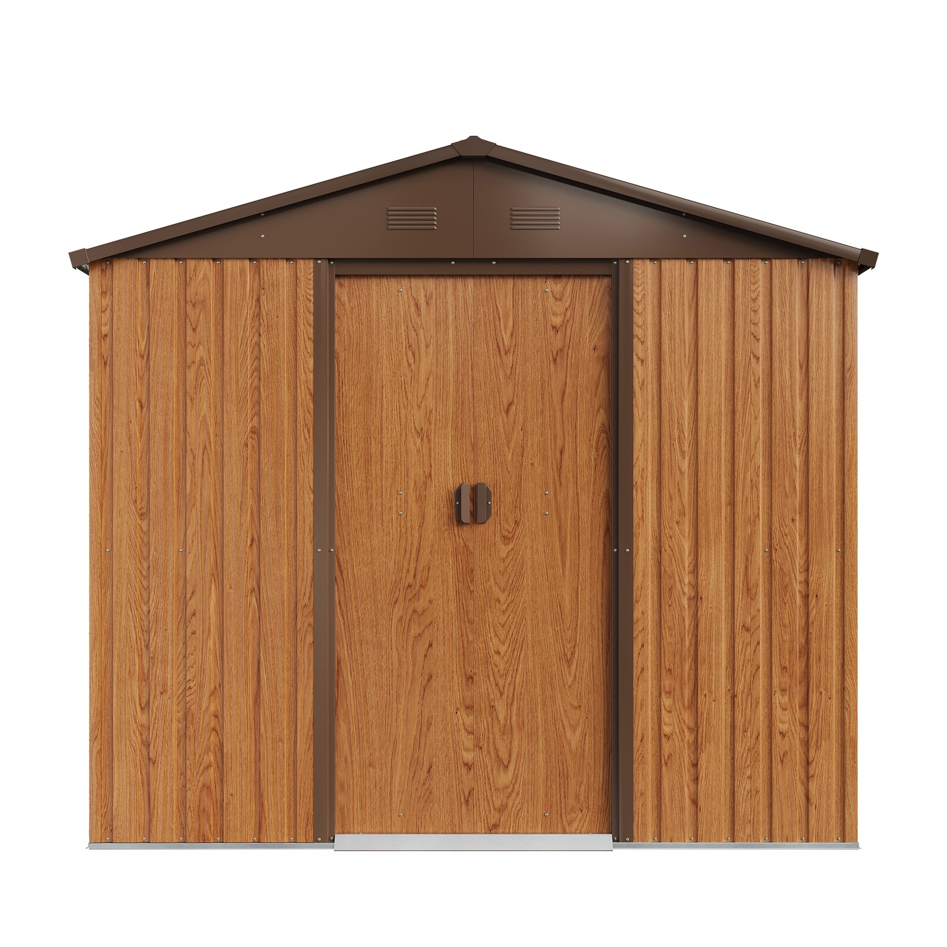 Clihome 6-ft x 8-ft Galvanized steel Storage Shed